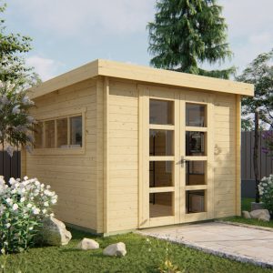 Gartenhaus Bodine mit Flachdach