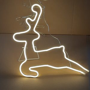 LED Lichtschlauchfigur Rentier Weihnachtsbeleuchtung