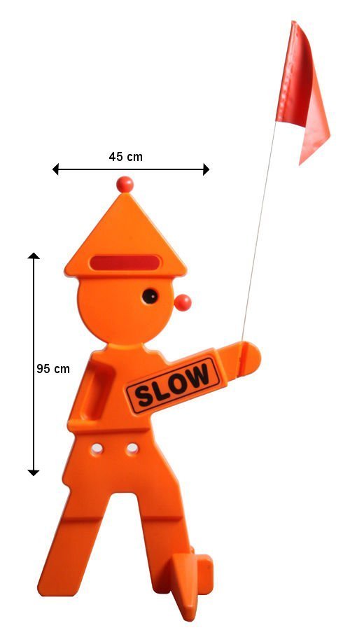 Warnfigur Safety Clown
