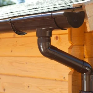 Dachrinnen-Komplettset PVC 125 mm  – verschiedene Dachformen