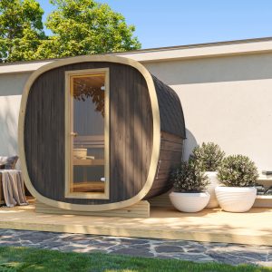 Saunafass Erzgebirge 160 aus Fichte oder Thermo-Holz