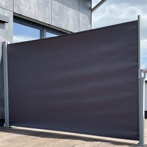 Seitenmarkise silbergrau / anthrazit