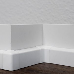 Sockelleiste weiß foliert