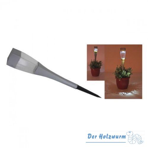 Solarleuchte Grau