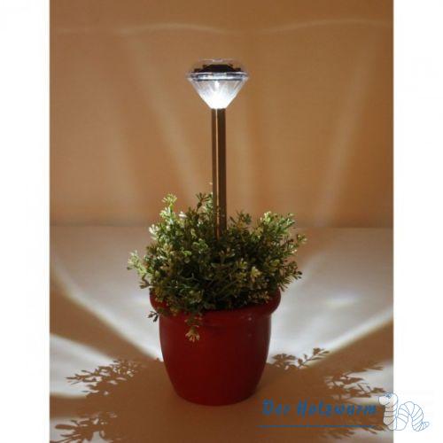 Solarleuchte in Diamant-Optik