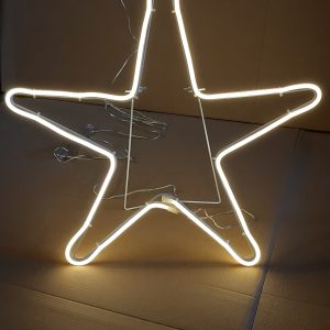 LED Lichtschlauchfigur Stern Weihnachtsbeleuchtung
