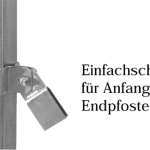 Strebenset für Anfangs- und Endpfosten