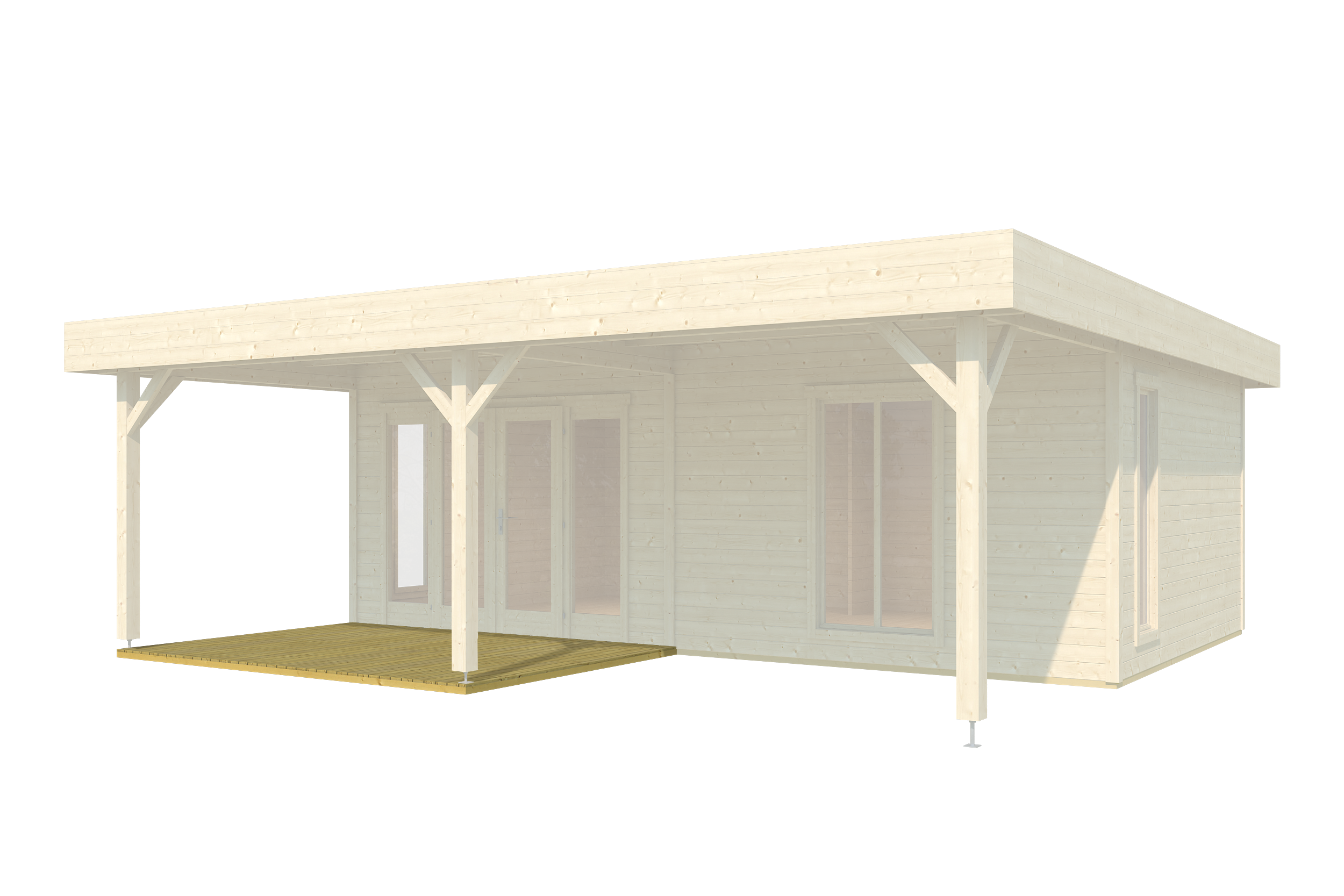 Terrasse zu Ferienhaus Brava