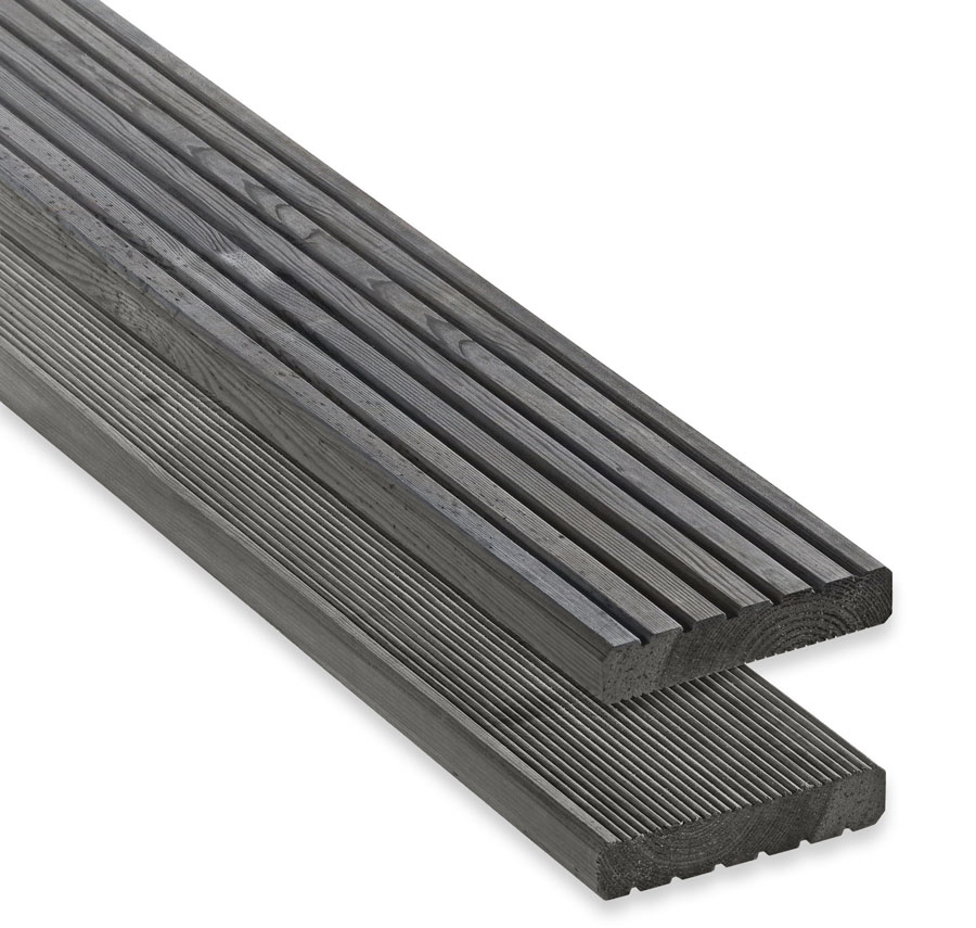 Terrassendielen Kiefer Grau 28x145 mm
