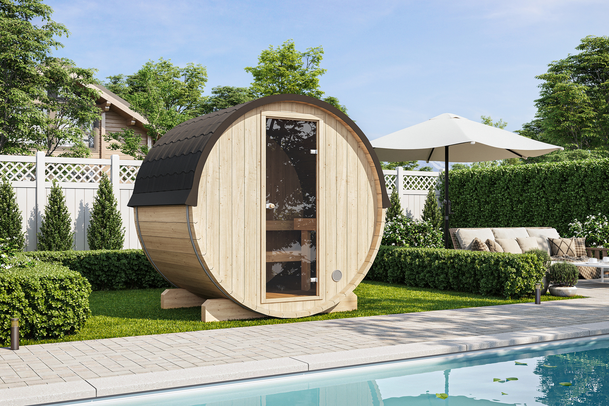 Terrassensaunafass 160