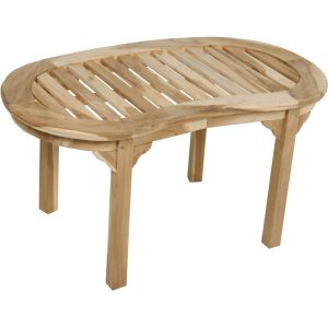 Tisch Ambon, Teak C-grade, unbehandelt, L90 cm