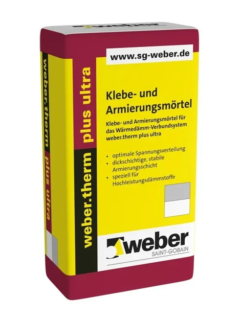 weber.therm plus ultra Klebe- und Armierungsmörtel 30 kg grau