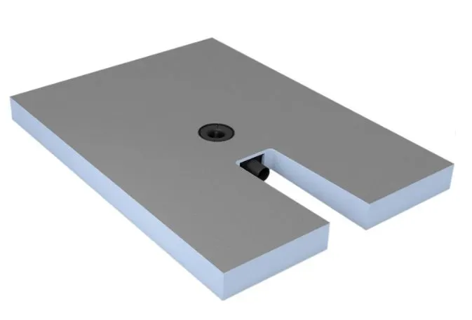 wedi Fundo Integro Duschelement komplett DN 50 Ablauf zentral