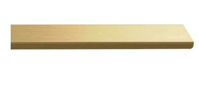 wedi Fundo Rinnenabdeckung standard Edelstahl V2A gebürstet metallic gold