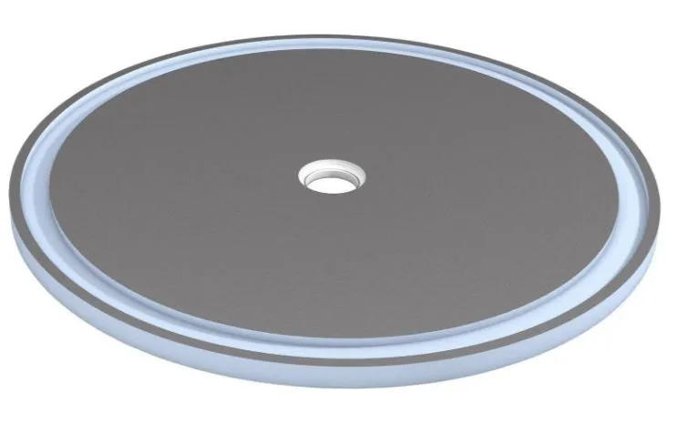 wedi Fundo Trollo Duschelement rund Ablauf zentral DN 1140 mm